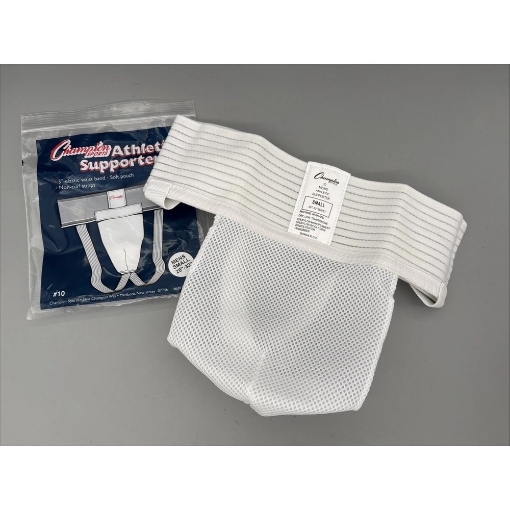 New VTG Champion Sports Athletic Supporter #10 SM Small Jockstrap Taiwan